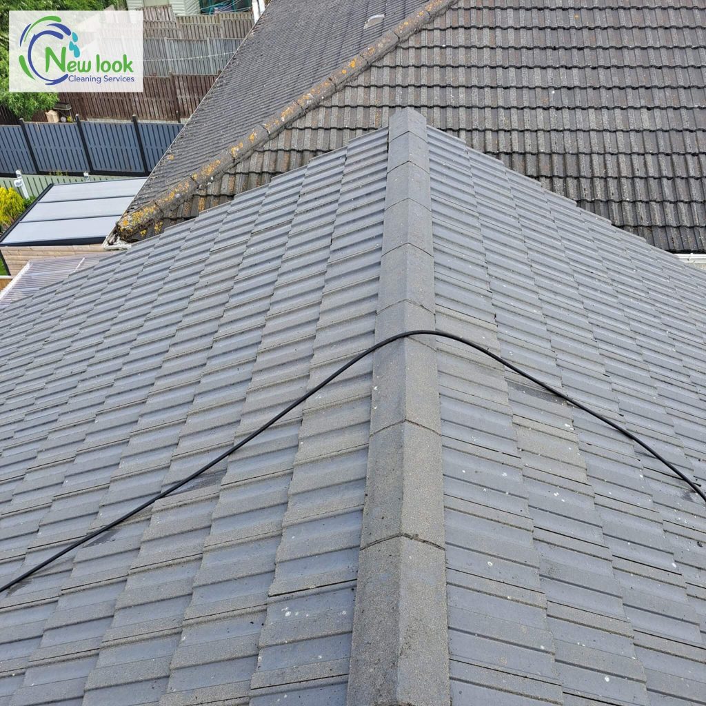 after cleaning the roof