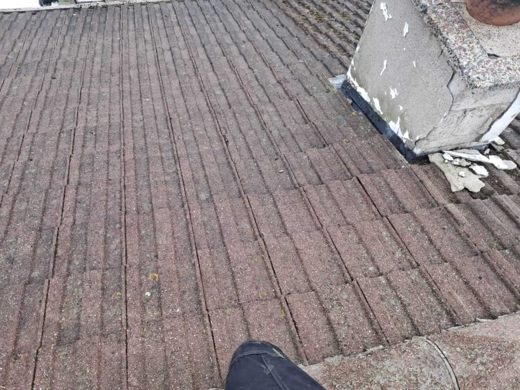 roof scraping